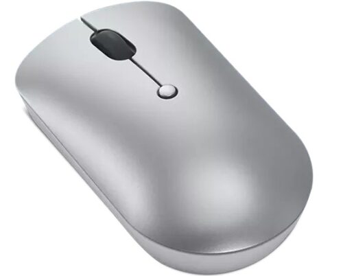 Lenovo 540 USB-C Wireless Mouse Cloud Grey - מבט מזווית מלמעלה