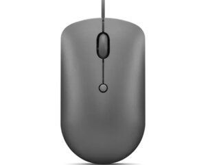 Lenovo 540 USB-C Wired Mouse Storm Grey - מבט מלמעלה ישר