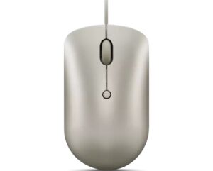 Lenovo 540 USB-C Wired Mouse Sand - מבט מלמעלה ישר
