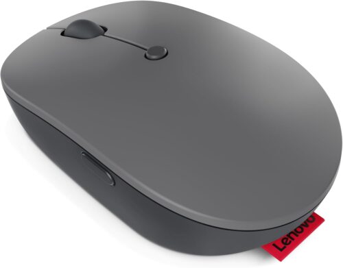 Lenovo 700 Multi-Device Wireless Silent Mouse Luna Grey - מבט בזווית נוספת מלמעלה