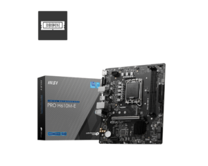 לוח אם MSI PRO H610M-E DDR5 עם אריזה מקורית