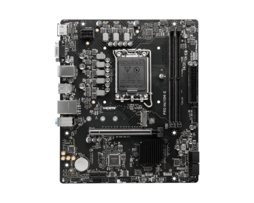 לוח אם MSI PRO H610M-E DDR5 LGA1700 - מבט קדמי מלא