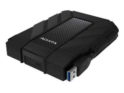 ADATA HD710 Pro 2TB שחור - צד עם יציאת USB