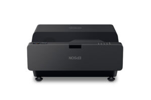 מקרן Epson EB-775F מבט קדמי עם רגלי עמידה מתכווננות