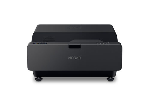 מקרן Epson EB-775F מבט קדמי עם רגלי עמידה מתכווננות