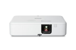 מקרן Epson CO-FH02 מבט מלפנים בזווית קלה