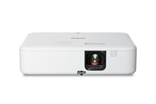 מקרן Epson CO-FH02 מבט מלפנים בזווית קלה
