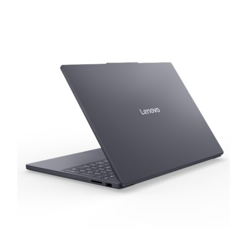 Lenovo IdeaPad Slim 3 15IRU10 - מבט פתוח מזווית, אפור ירח