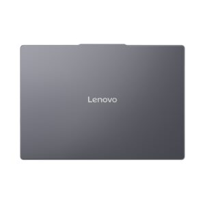 Lenovo IdeaPad Slim 3 15IRU10 - מבט מלמעלה כשהמכסה סגור, אפור ירח