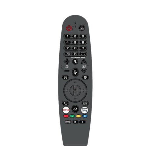 MAG IL49FQM9500 - שלט Magic Bluetooth עם Netflix ו-Prime Video