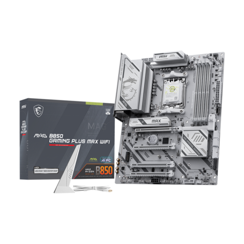 לוח אם MSI MAG B850 GAMING PLUS MAX WIFI - אריזה ולוח