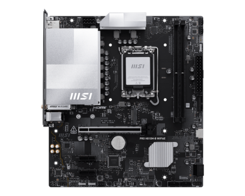 לוח אם MSI PRO H810M-B WIFI6E - מבט עליון