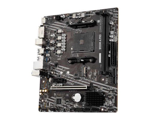 לוח אם MSI B550M-A PRO - זווית צד
