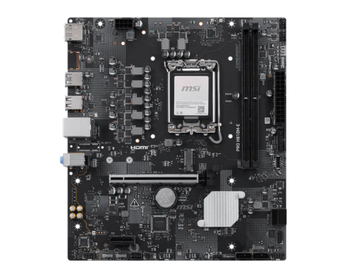 לוח אם MSI PRO H810M-E - מבט עליון