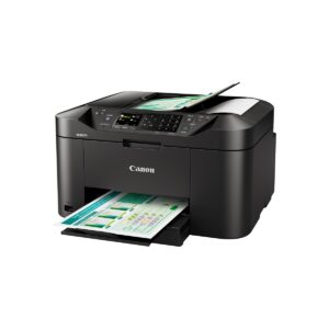 Canon MAXIFY MB2140 - מבט בזווית עם מגש נייר פתוח
