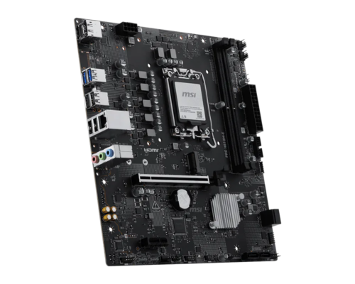 לוח אם MSI PRO H810M-E - מבט זווית 1