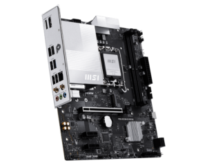 לוח אם MSI PRO H810M-B WIFI6E - מבט זווית 2