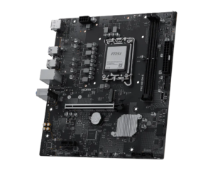 לוח אם MSI PRO H810M-E - מבט זווית 2