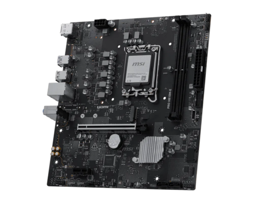 לוח אם MSI PRO H810M-E - מבט זווית 2