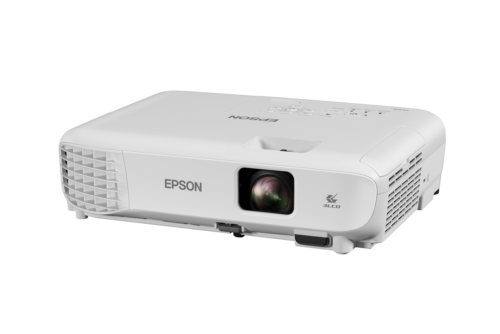 מקרן Epson EB-E12 מבט קדמי בזווית