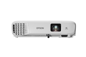 מקרן Epson EB-E12 מבט קדמי ישר עם עדשה