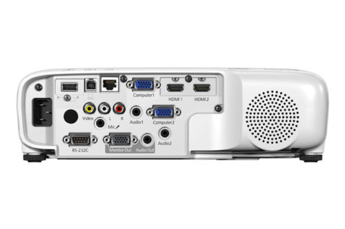 מקרן Epson EB-982W - פאנל חיבורים אחורי