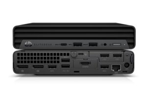 HP EliteDesk 800 G6 Desktop Mini מחודש - יציאות קדמיות ואחוריות
