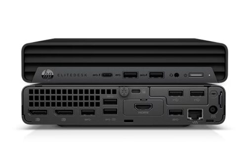HP EliteDesk 800 G6 Desktop Mini מחודש - יציאות קדמיות ואחוריות