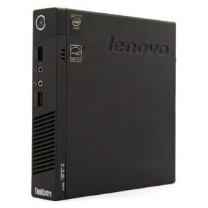 Lenovo ThinkCentre M73 Tiny מחודש - צד עם לוגו