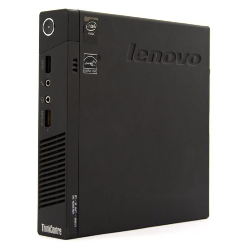 Lenovo ThinkCentre M73 Tiny מחודש - צד עם לוגו