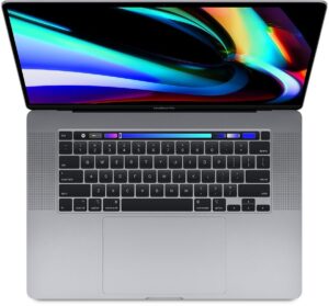 Apple MacBook Pro 16 אינץ' 2019 מחודש - מבט עליון