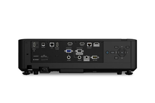 פאנל חיבורים אחורי של מקרן Epson EB-L735U - HDMI, LAN, USB, RS-232C