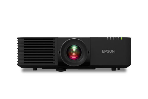 מקרן לייזר Epson EB-L735U מבט קדמי ישר על רקע לבן