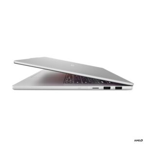 Lenovo IdeaPad Slim 5 15ARP10 - תצוגת צד עם מקלדת מוארת ופרופיל דק