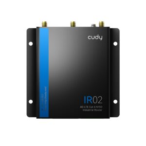 נתב תעשייתי סלולרי CUDY IR02 4G LTE Cat 4 N150 עם Dual SIM - front