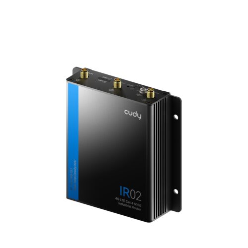נתב תעשייתי סלולרי CUDY IR02 4G LTE Cat 4 N150 עם Dual SIM - angle
