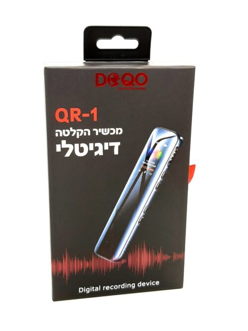 אריזת מקליט דיגיטלי DOQO QR-1