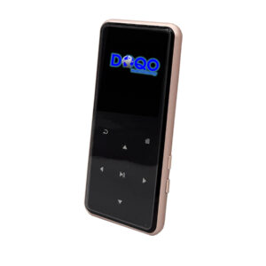 נגן MP3 DOQO MINI BLACK זהב ללא רדיו - מבט קדמי