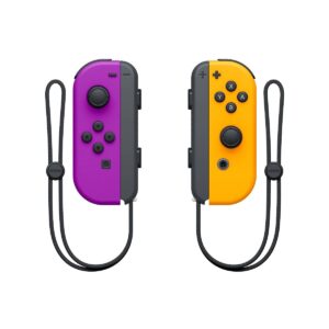 Nintendo Switch Joy-Con Pair - סגול/כתום - מבט קדמי ישר