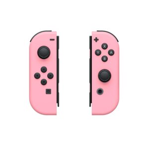 זוג בקרי Joy-Con ורוד פסטל מקוריים - תצוגה קדמית