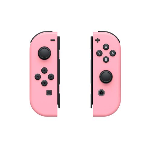 זוג בקרי Joy-Con ורוד פסטל מקוריים - תצוגה קדמית