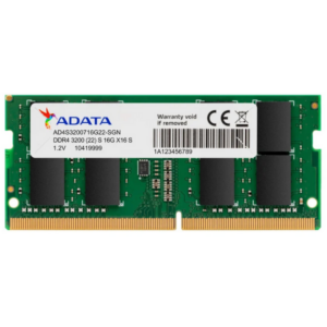 זיכרון RAM ADATA DDR4 SO-DIMM 16GB 3200MHz - חזית המודול