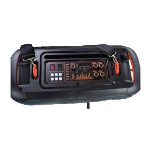 KAKUSIGA KK-6203 - מבט עליון על פאנל הבקרה ורצועת הנשיאה