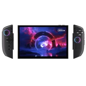 Lenovo Legion Go 8AHP2 83N1000YIV - מבט קדמי עם שלטים מחוברים