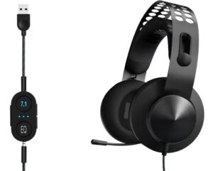 Lenovo Legion H500 Pro - האוזניות עם קופסת הבקרה המובנית לסאונד 7.1