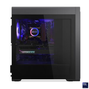 Lenovo Legion T7 34IAS10 - פאנל צד שקוף עם תאורת ARGB וכרטיס GeForce RTX