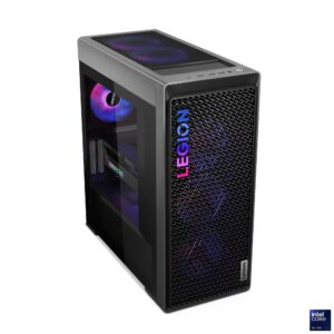 Lenovo Legion T7 34IAS10 - מבט מזווית עם פאנל שקוף