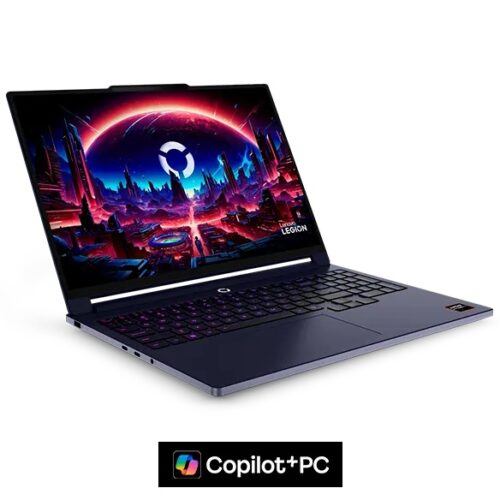 Lenovo Legion 7 16AGP11 Nebula - מבט מזווית עם מסך פתוח