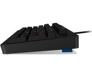 Lenovo Legion K310 RGB - מבט מהצד עם תאורת RGB