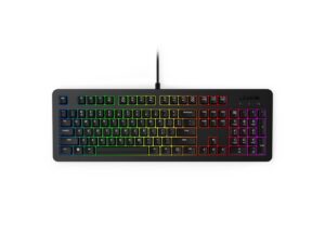 Lenovo Legion KM310 RGB - מקלדת מבט בזווית עם לוגו LEGION
